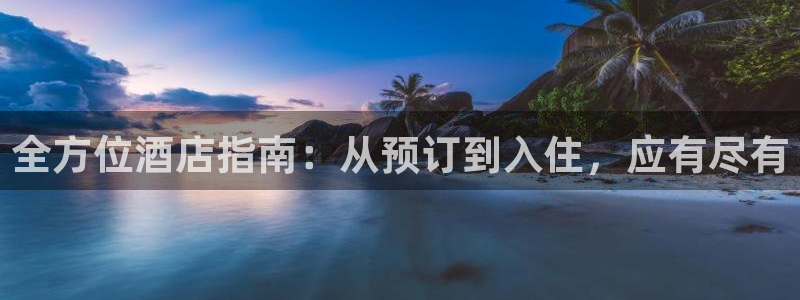 威廉希尔中文网站|全方位酒店指南：从预订到入住，应有尽有